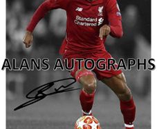 Liverpool's Georginio Wijnaldum Autograph
