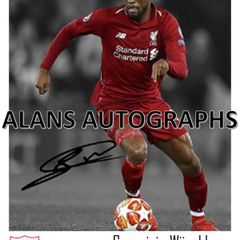 Liverpool's Georginio Wijnaldum Autograph