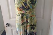 Taifun Multicoloured Dress  Size16
