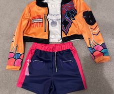 Perfect Condition Rumi Kpop Demon Hunters Halloween Costume 130cm 6-8years