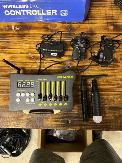 Wireless Rechargeable Mini DMX Controller