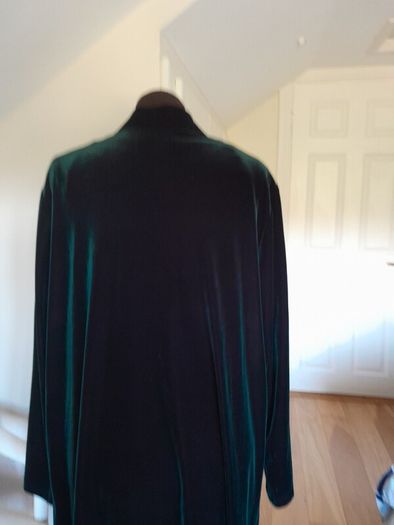 VINTAGE Ronnie Nicole  Green Velvet Coat & Dress
