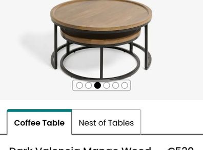 round coffee table