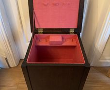 Vintage Mid-Century Oak Sewing Box/Workbox - Cabriole Legs