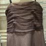 Vintage brown tulle dress Image 2