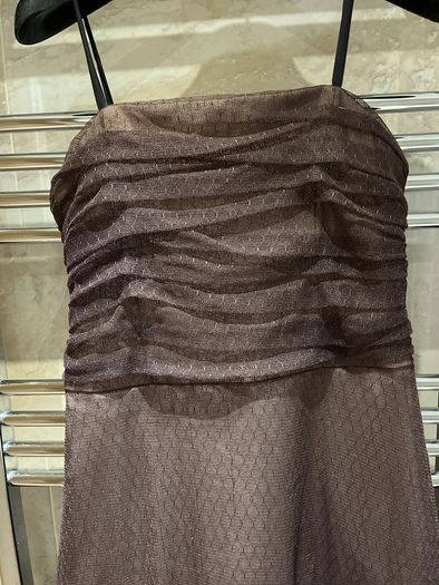 Vintage brown tulle dress