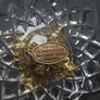 SALE!  KILLARNEY CRYSTAL Small Footed Bowl with 22 carat gold finishing Image 7