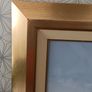 Two gold frame pictures with boats Image 4