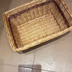 Wicker Basket with handles 63 cm by 46 cm