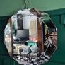 Art Deco original 1920s Mirror vintage French Art Deco etched mirror Image 2