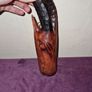 Hand carved Antelope wooden head Image 2