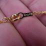 18K Gold Plated Pendant Necklace length 9,5" - 7,0g Image 6