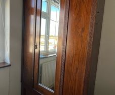 Wood wardrobe