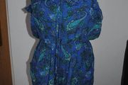 Atmosphere blue playsuit size UK16 EU44 Postage included