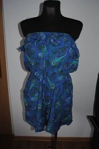 Atmosphere blue playsuit size UK16 EU44 Postage included