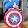 3D Printed Captain America Sonic Image 3