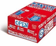 Tonys Chocolonely 100% Slave Free Chocolate Bar - Milk Chocolate 180g Case Of 15