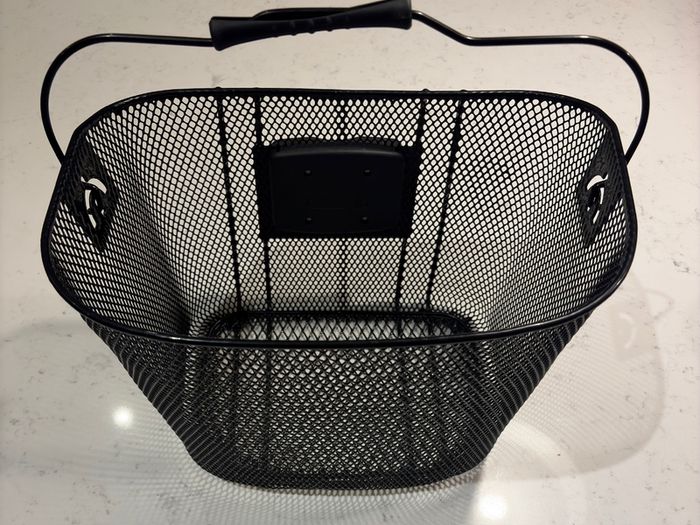 Flinger Steel Bike Basket With Quick Release Mount