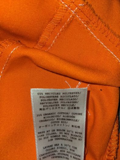 MISBHV Orange Straight-leg Trousers