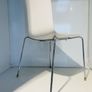 Canteen Chairs 3 white 1 orange Image 6