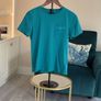 Boys Teal Green Tommy Hilfiger Crew-neck T-shirt Image 5
