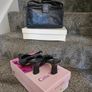 Fab Navy Leather Shoes & Bag Image 2