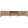 TV Cabinet with Drawer Artisan Oak 200x25x44 cm Engineered Wood Image 5