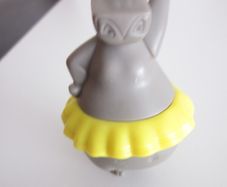 Mc Donald's Happy Meal Toys Madagascar Gloria Yellow Tutu Dancing Hippo 2012