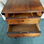 antique French cherrywood sewing table Image 7