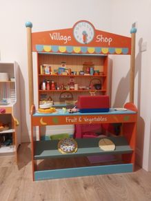wooden village shop