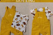 Disney The Lion King, Dungaree,s and top set