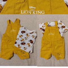 Disney The Lion King, Dungaree,s and top set