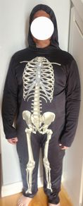 Skeleton Halloween Costume - Large - 170cm