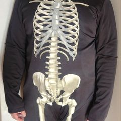 Skeleton Halloween Costume - Large - 170cm