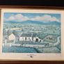 Pair of Hand-Signed Mary Ann Vessey Framed Folk Art Prints (Ulster-Scots & Winter Farm) Image 2