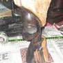 Antique Wood Carved African Woman postage available or collection on all my items Image 2