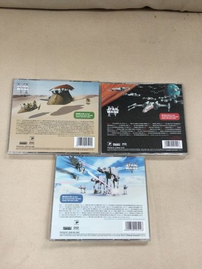 Star Wars trilogy John Williams rare 6 disc set with gold box