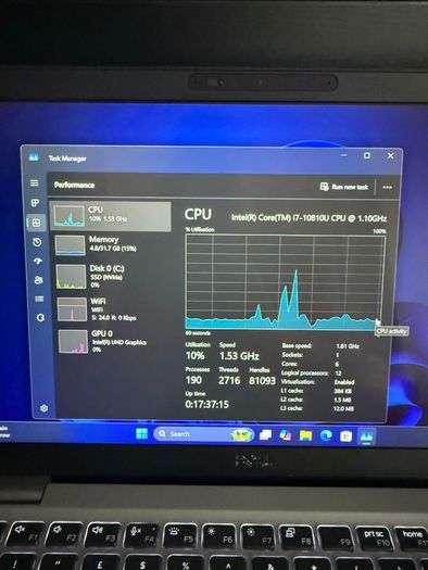 Dell Latitude 5310 Laptop i7/32GB/512SSD/FHD Touch