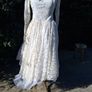 Vintage Laced Wedding Dress Image 4