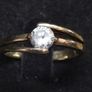 Vintage 9ct Gold Solitaire Ring Fully Hallmarked Dublin Size 51.5 Image 6