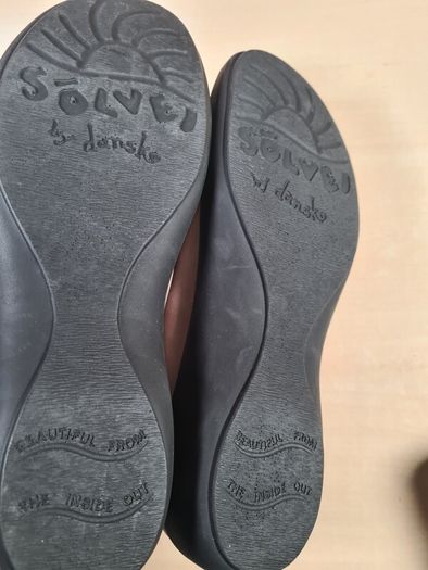 womens SOLVEI BY DANSK slip on flats shoes suede clogs  Size  Uk 6.5 EU 40 made in portugal