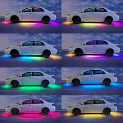 RGB LED Underglow Car Light Strips, Sound-Activated