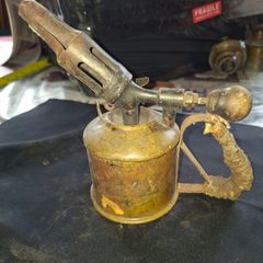 Authentic 1900s Antique Max Sievert Liquid Fuel Blowtorch manufactured in Stockholm, Sweden, Postage available or Collection