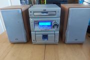 JVC Micro Component System, Model No. CA-UXP55, and 2 JVC Speakers, SP-UXP55, Radio, Tape and CD, in excellent cosmetic condition