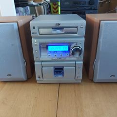 JVC Micro Component System, Model No. CA-UXP55, and 2 JVC Speakers, SP-UXP55, Radio, Tape and CD, in excellent cosmetic condition