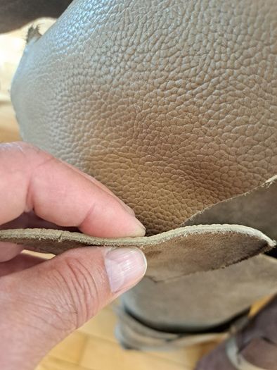 Genuine leather sheets for craft