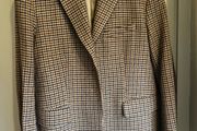Blazer by Arket brown &amp; navy pattern size 12