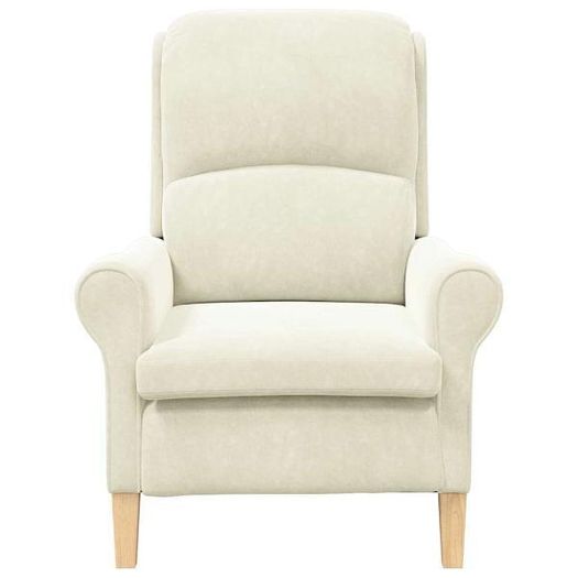 Armchair Cream Velvet