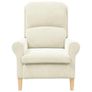 Armchair Cream Velvet Image 4