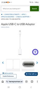 Apple USB-c to USB adapter